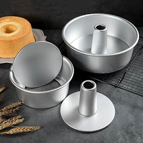Moule à Gâteau Rond Creux 1,5cm Alliage Aluminium Avec Fond Amovible - Gelentea