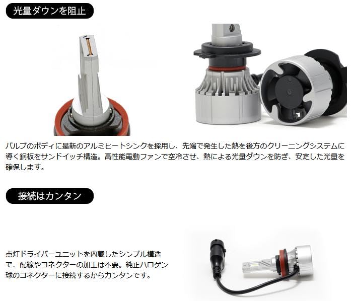 Amazon | promina プロミナ LED Conversion Kit H7バルブ HP6000K