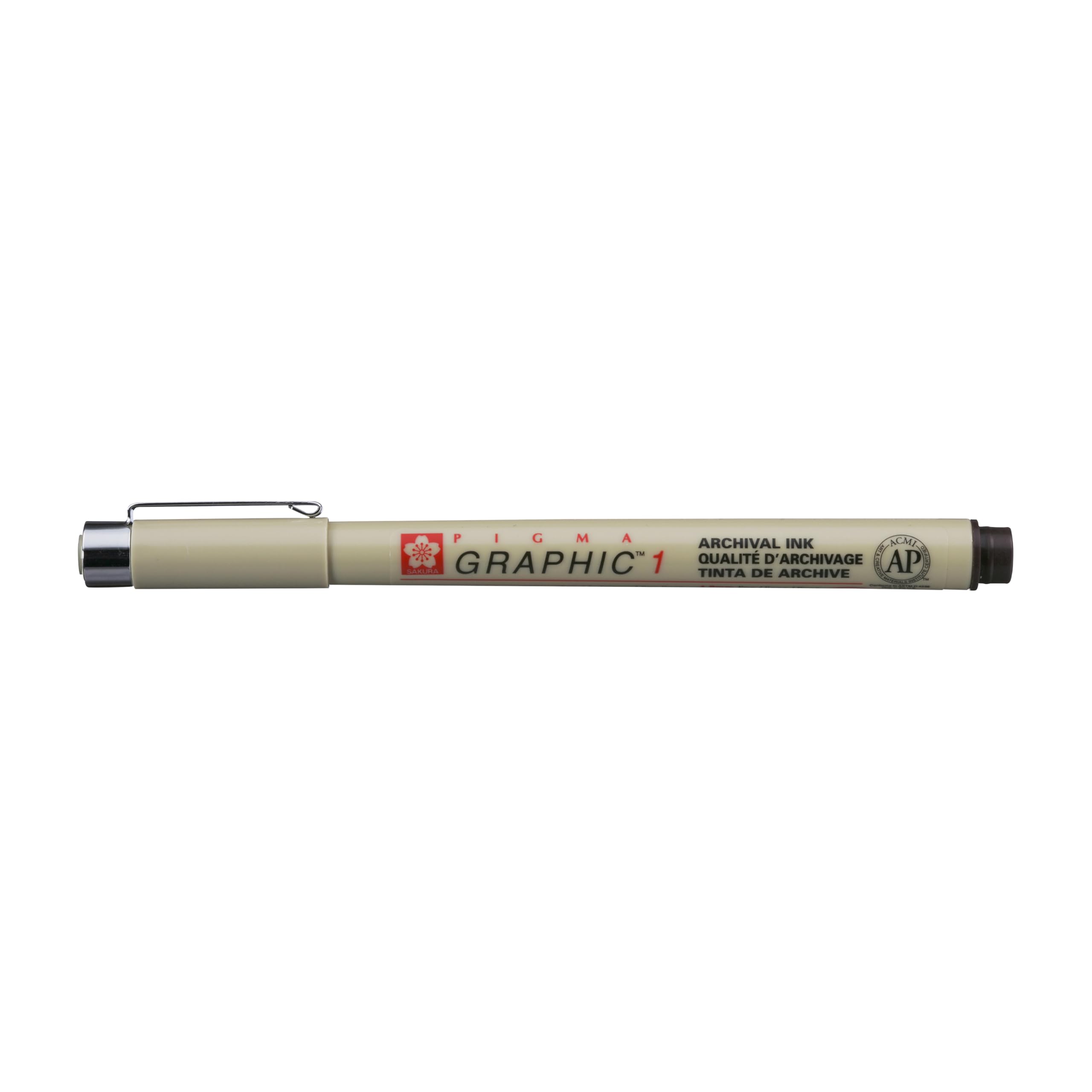 SAKURA Pigma Graphic 1-1.0 mm Sepia Pen - Ideal for Artists & Hobbyists - Durable Pigment Ink — image 1