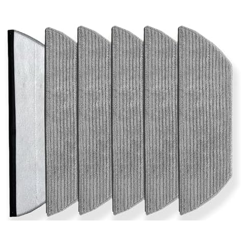 Replacement Mop Pads Compatible with Shark AV2800ZE RV2820YE RV2820ZE AV2820S AV2820AE RV2800AE RV2800S PowerDetect Never Touch Pro Robot Vacuum,Washable Reusable Replacement Microfiber Soft Mop Pads Cover