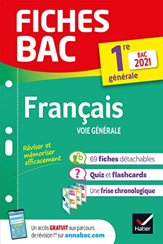 Télécharger Fiches bac Français 1re générale Bac 2021: nouveau programme de Première (2020-2021) Livre eBook France
