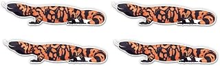 Pack of 4-3 Inch Stickers - Gila Monster - Vinyl Sticker - for Car Laptop Water Bottle Phone - Waterproof Decal - Sticker Graphic Decal