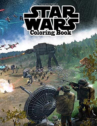 Star Wars Coloring Book: A Perfect Gift For Kids And Adults. Great Quality Coloring Book. Star Wars Coloring Book With Over 50 High Quality Images.