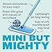 E-Cloth Mini Deep Clean Mop, Premium Microfiber Mops for Floor Cleaning, Great for Hardwood, Laminate, Tile and Stone Flooring, Washable and Reusable, 100 Wash Guarantee, 1 Pack