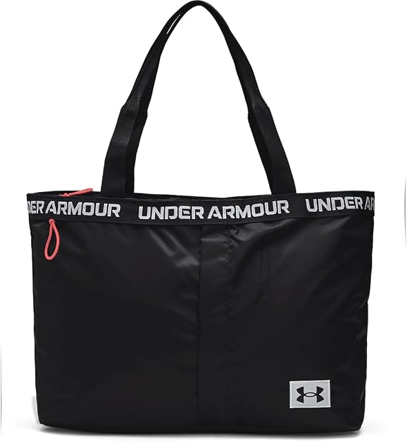 Under Armour Women's Essentials Tote Bag, Black, OSFA One Size, Black/Mod Gray/Black (001)