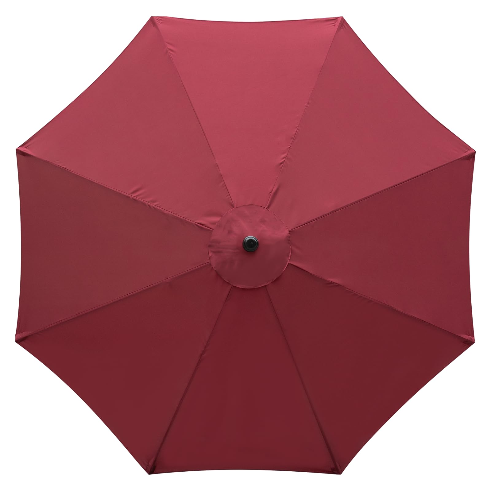 YOUGE OUTDOOR Parasol Replacement Canopy for 3 Meter 8 Rib Patio Umbrella, Waterproof Polyester, UV Protection, Garden Parasol Cover,Cantilever Umbrella Cloth (Burgundy)