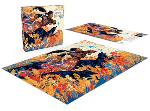 Buffalo Games - Bente Schlick - Bonjour - Forsythia - Rompecabezas de 500 Piezas para Adultos - Desafiante Size 21.25 x 15.00 miniatura 4