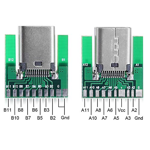 CY DIY OEM ODM 24pin USB 3.1 Type C Female Socket Connector SMT type with PC Board - Image 2