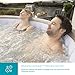 Lay-Z-Spa Palm Springs Hot Tub, 140 Inflatable Spa with Freeze Shield Technology, Beige, 4-6 Person Lay-Z-Spa Palm Springs Hot Tub, 140 Inflatable Spa with Freeze Shield Technology, Beige, 4-6 Person