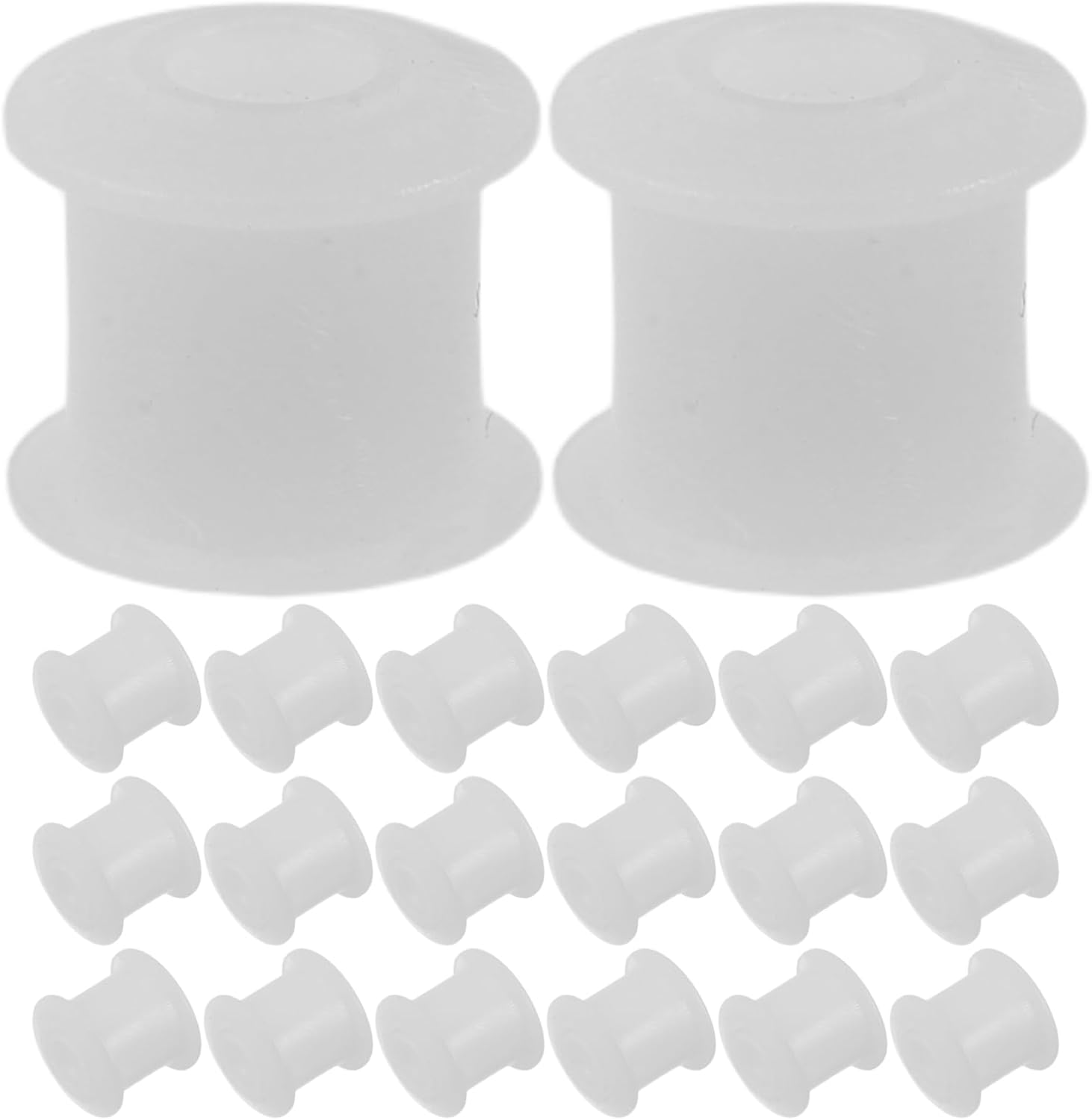 Toddmomy 20pcs Cassette Pinch Roller Shaft Core Tape Recorder Replacement Parts General Tape Deck Roller Axle Sleeve for Home Studio and Audio Equipment Repair