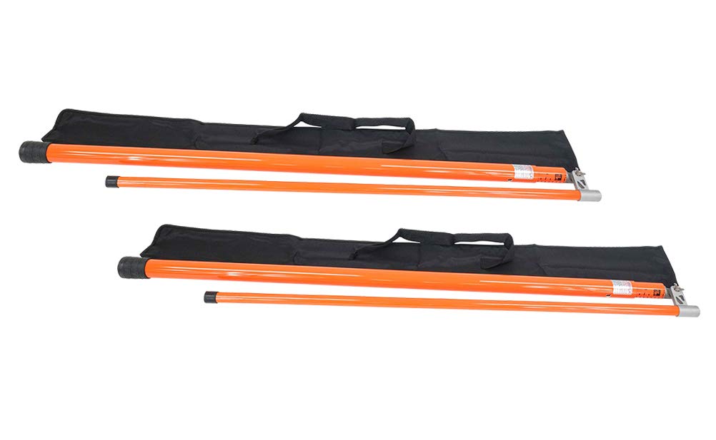 Mytee Products (2 Pack) Heavy Duty 20' Load Height Measuring Stick - Adjustable Height Stick for Trucks & Trailer with Carrying Bag