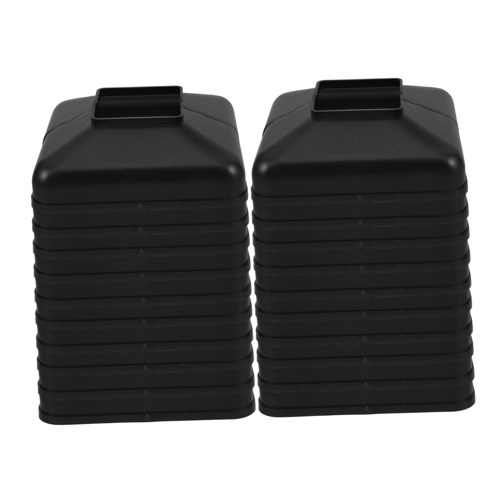 Cache-poteau carré fendu 40x40 mm plastique solide clipsable pour rénovation escalier
