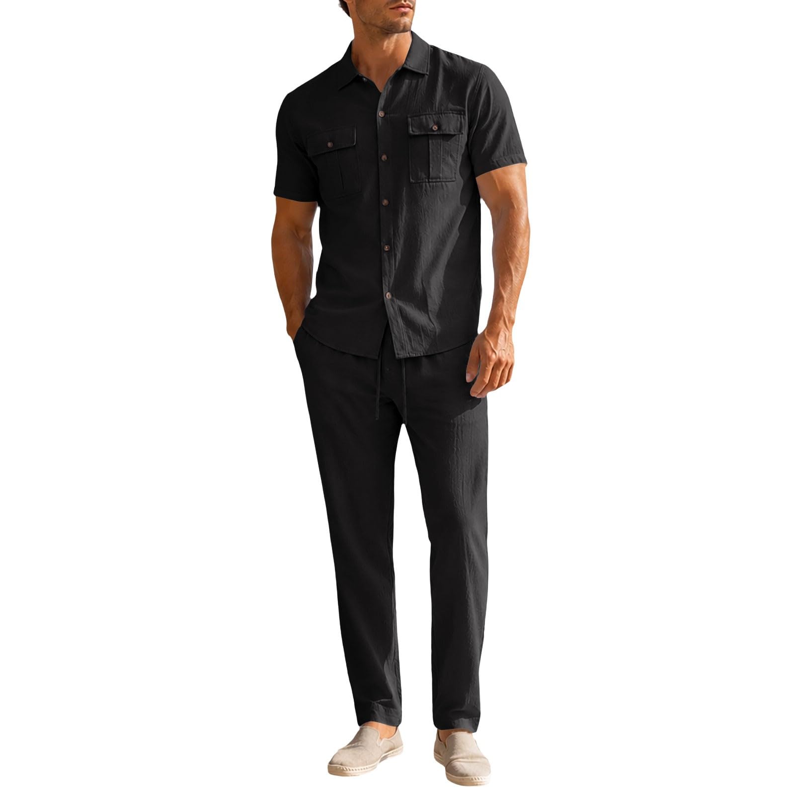 Generico Tuta Uomo Completa Felpata Invernale Cotone Misto | Completo versatile per inverno, sport leggero e tempo libero, con vestibilità comoda e tessuto confortevole.