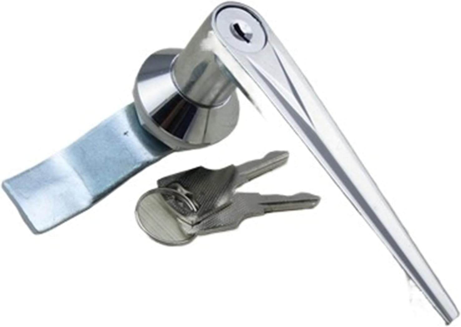 Equipment Door Handle Switch Cabinet Box Locks Control Lock Chrome-Plated Mechanical Furniture Handware(301-1A)