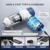 Car Vacuum Cleaner Cordless, 4 in 1 Portable Vacuum Cleaner 16000PA High Power Air Duster & Air Blower & Pump, Rechargeable Handheld Vacuum with Brushless Motor, Multi-Nozzles for Car, Home, Office #4