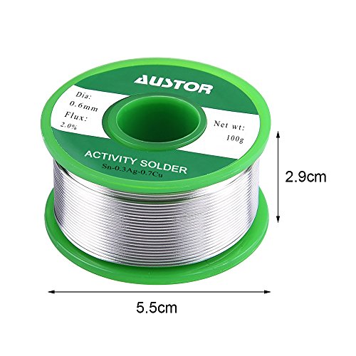 Austor 0.6Mm Lead Free Solder Wire With Rosin Core #TOP3
