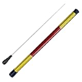 Marvexi 1Pcs 15Inch Black Orchestra Conductor Baton with Imitation Agate Handle, 38cm Music Conductor Baton for Professional Conducting and Performance