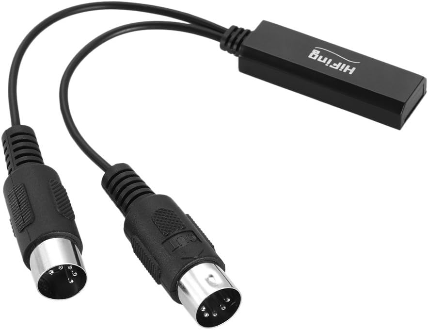 Docooler HiFing Wireless Bluetooth MIDI Adapter Bluetooth 4.0 5-pin DIN MIDI Adapter