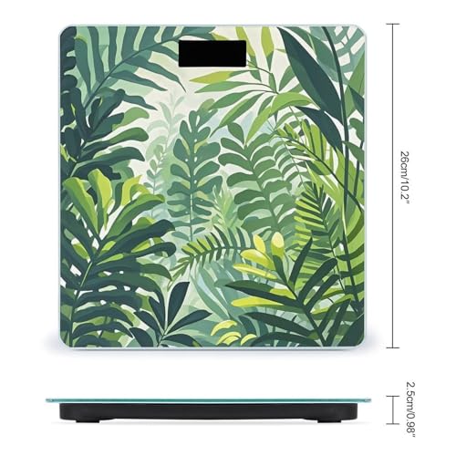 Báscula digital Green Style de vidrio templado resistente miniatura 2