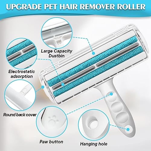 Moka’s Market Pet Hair Remover – Reusable Dog and cat Hair Remover for Couch, Furniture, Carpet and car Seats (Blue) Moka’s Market Pet Hair Remover – Reusable Dog and cat Hair Remover for Couch, Furniture, Carpet and car Seats (Blue)