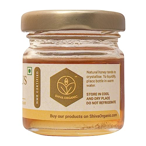 Image of Shiva Organic Raw Eucalyptus Honey 50g | 100% Pure NMR Tested | Raw and Unprocessed