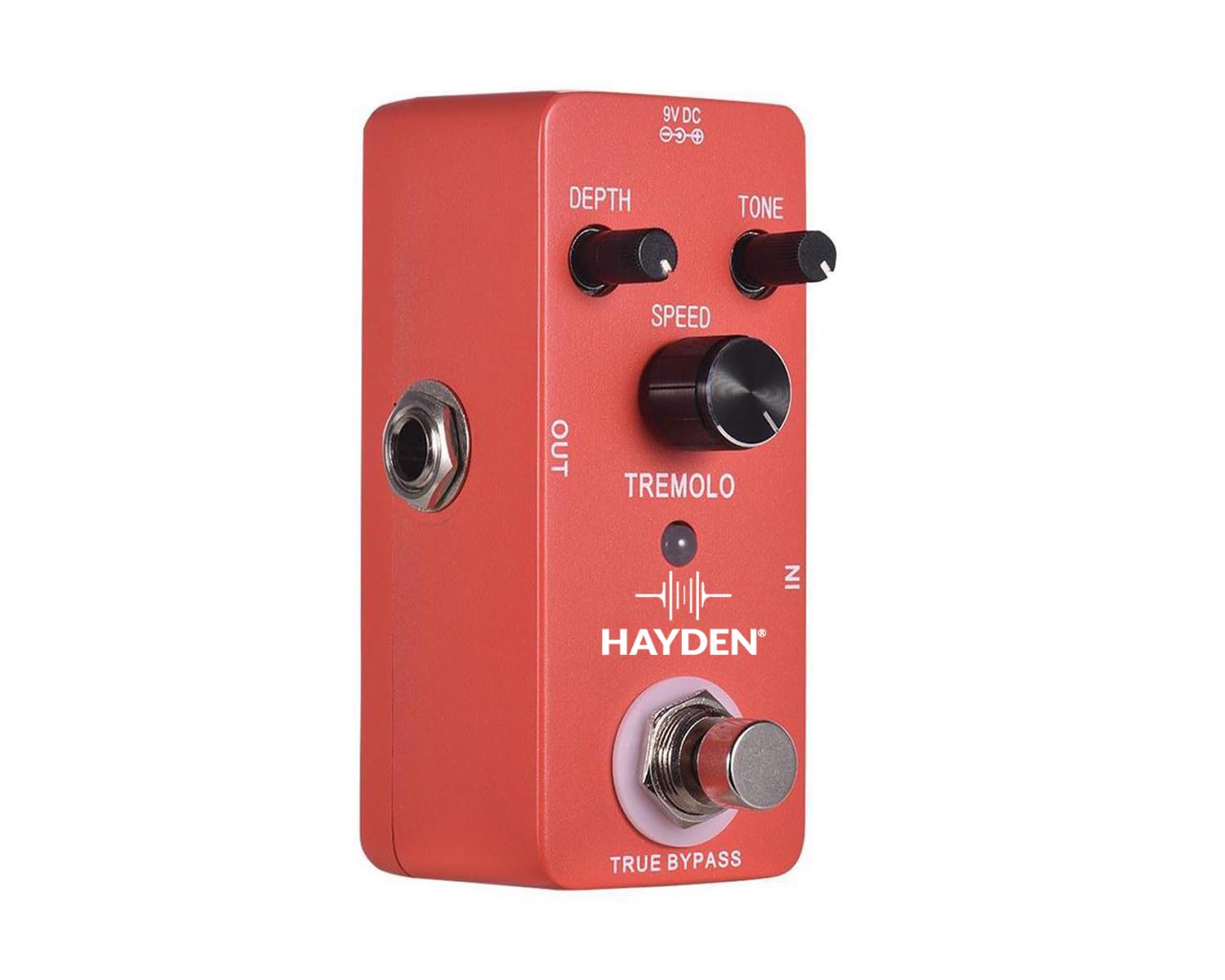 Tremolo Effekt Pedal Für E-Gitarre - Gold Mit Intensitäts-Regler