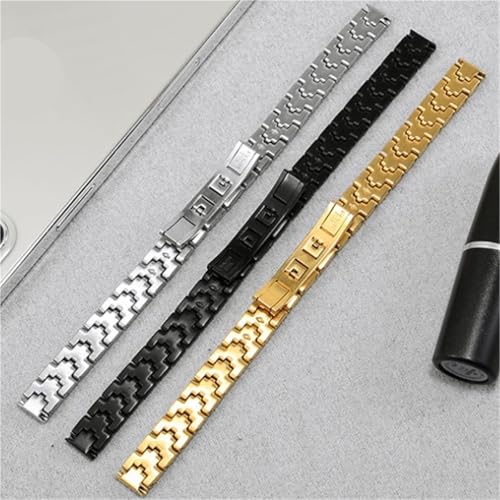 Bracelet montre acier inoxydable 8mm 12mm universel