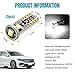 wuyaoyao 2PCS 194 LED Bulb, Super Bright T10 168 2825 W5W LED Bulb Replacement for Car Interior Dome Map Door Courtesy Lights, 6000K White 3030 Chipsets Error Free License Plate Light Bulbs