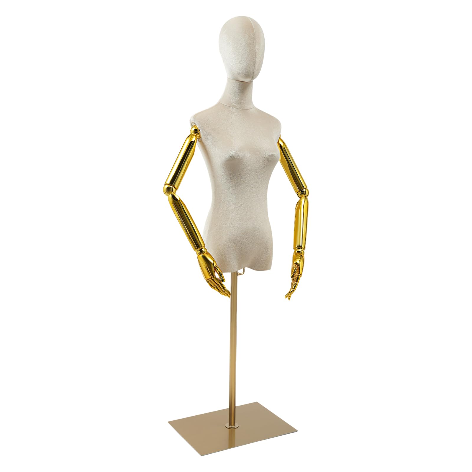 Manekiny damskie, regulowana wysokość 150-200 cm, manekin, półwyświetlacz, do sukienek, biżuterii