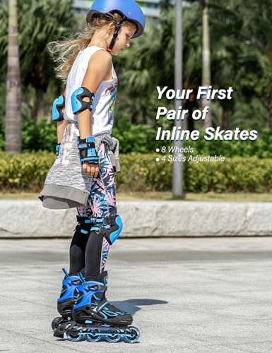Inline-Skates Herren 2PM Sports verstellbar für Kinder und Erwachsene