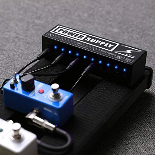 Donner Gitarre Pedal Power Supply 10 Isolated Ausgang Pedal Netzteil für 9V/12V/18V Effektpedale (DP-2)