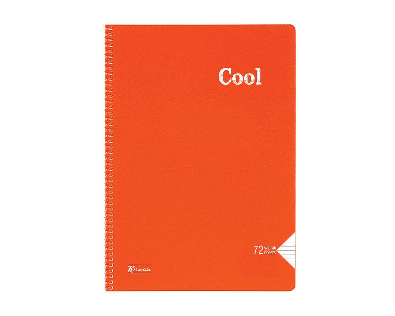 Cool 321611-99 - Cuaderno de espiral con tapa de polipropileno (72 hojas, tamaño A4)