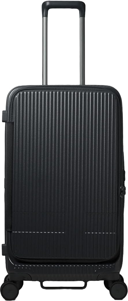 無印良品 半分の厚みで収納できるソフトキャリーケース 大型 63L 黒