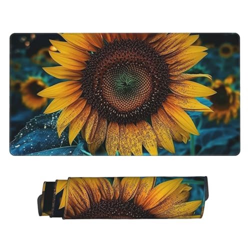Tapis de souris grand format pour clavier gaming et protection de bureau