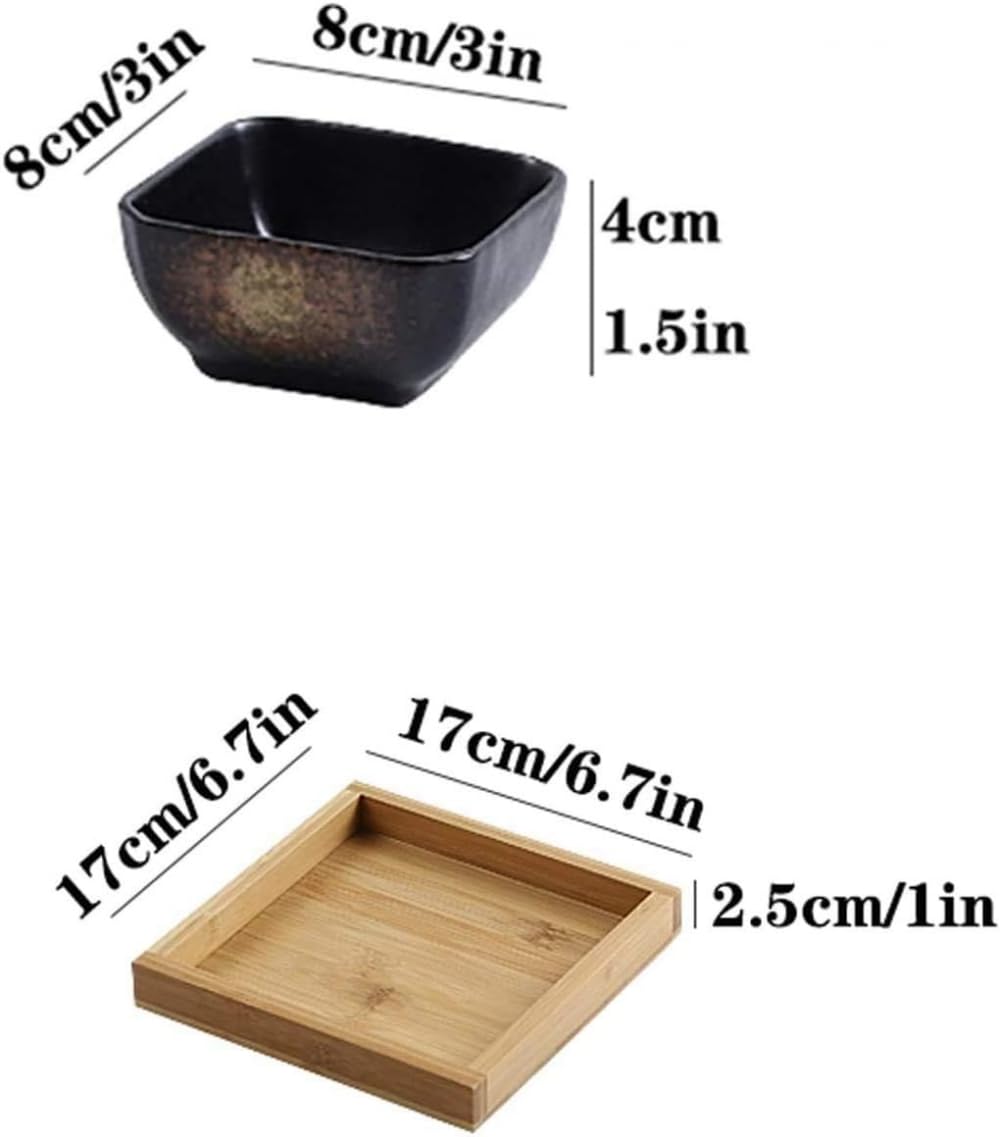 Ceic - Set di ciotole per salsa di soia, condimenti e condimenti, perfetto per antipasti, feste e intrattenimenti, #5