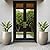 Kante Tall Concrete Planter, 21.7-Inch Height Weathered Concrete Large Indoor Outdoor Plant Pot with Drainage Hole for Patio Garden Home, Modern Decor for Flowers and Tree