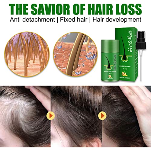 PLJGA Herbal Ginger Hair Growth Essence Spray #TOP24