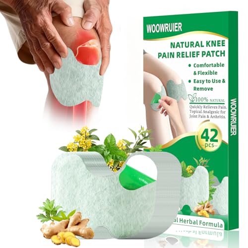 42Pcs Knee Patches for Pain Relief 6-8 Hours Hour Heat Long Lasting Relief of Joint Pains for Knee