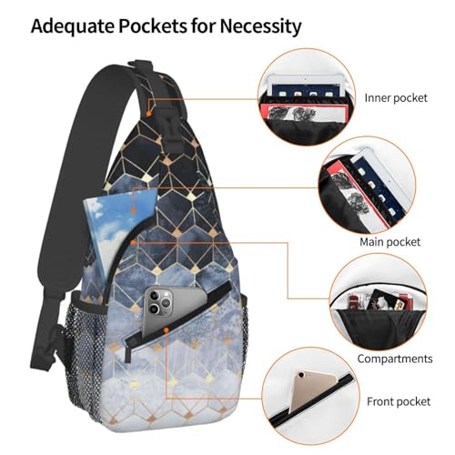 Mochila Crossbody MyPiky Negro Unisex Ligera miniatura 4