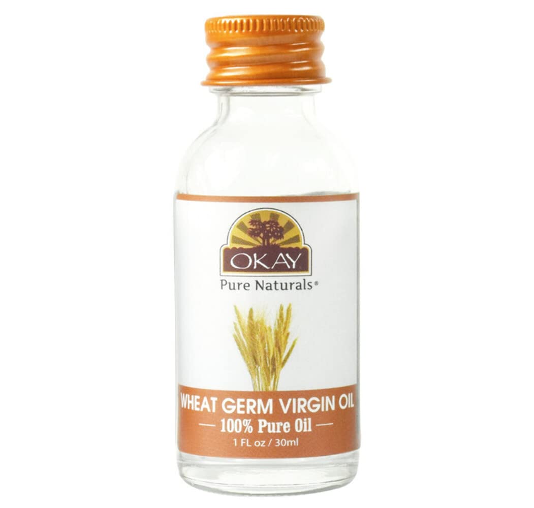 OKAY 100% PURE WHEAT GERM VIRGIN OIL 1oz/30ml