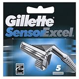 sensor excel 3 Utilizar con dedicación Gillette Sensor Excel Hojas De Afeitar Para Hombre, 5 Unidades