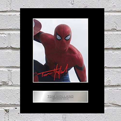 Foto firmada de Tom Holland Spider-Man #2