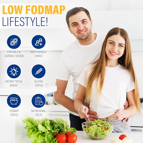 Zastic! Tabela de Lista de Alimentos Fodmap - Guia de Referência de Alimentos Comuns 345 para Indiví