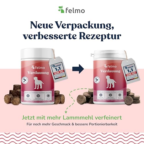 Verdauungs-Snacks für Hunde - Mit Bierhefe & Insekten-Vollfett - Prebiotische Snacks für Darm-Balance, Haut- & Immungesundheit - getreidefrei - Made in Germany -(180g)