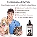 Wild Alaskan Salmon Oil for Dogs 16oz – Soft Shiny Coats, Dry Skin, Itching, Shedding & Allergies - Pure Natural Omega 3 Fish Oil for Dogs Liquid Pump - Multiple Benefits - Fish Oil Dogs Cats & Pets