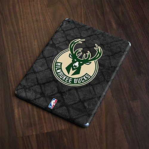Skinit Decal Tablet Skin Compatible with iPad 9.7in (2018) - Officially Licensed NBA Milwaukee Bucks Rusted Dark Design