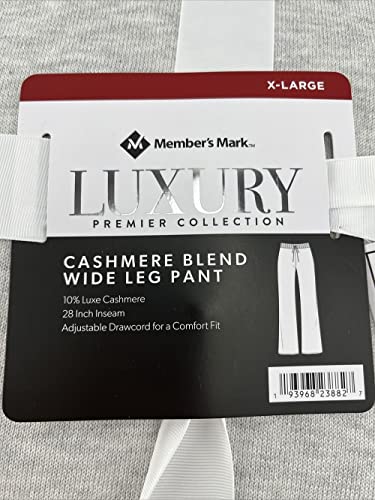 Member's Mark Luxury Cashmere Blend Wide Leg Pants (as1, Alpha, xx_l, Regular, Regular, Grey, Regular)4