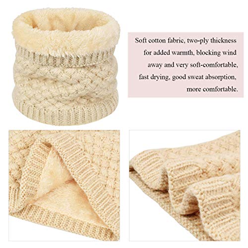 Heekpek Sciarpa in Maglia Unisex Circolare