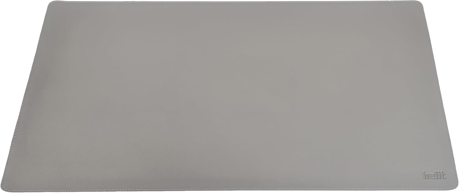 helit H2525082 - Desk Mat, The Flat Mat, Grey, 600 x 350 mm, Pack of 1, Gray
