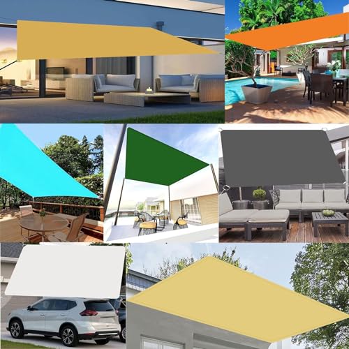 Toldo impermeable exterior rectangular protector solar jardín gris 2